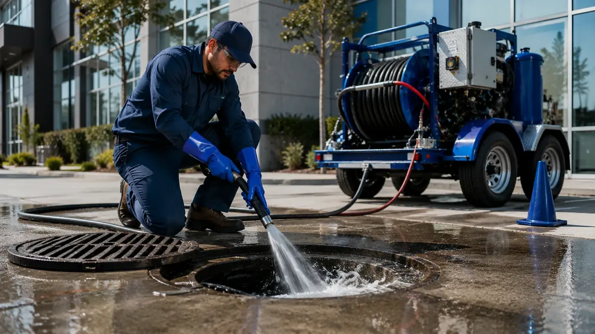Commercial Hydro Jet Drain Cleaning in Huntington Park