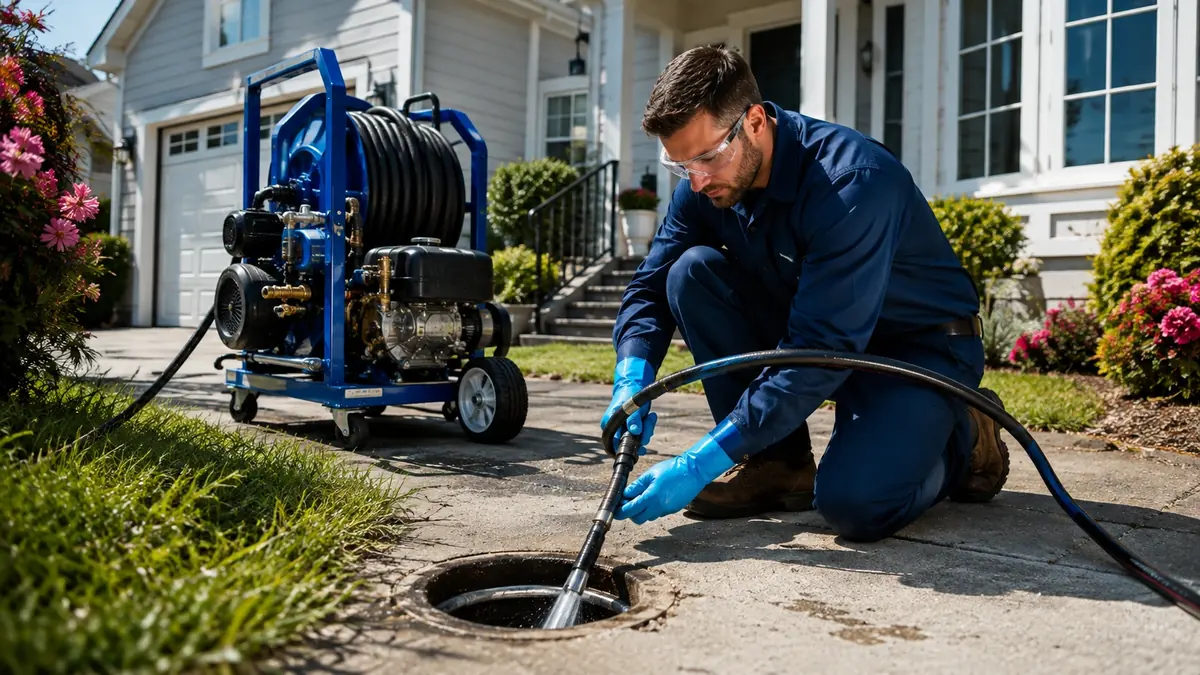 Residential Hydro Jet Drain Cleaning in Huntington Park